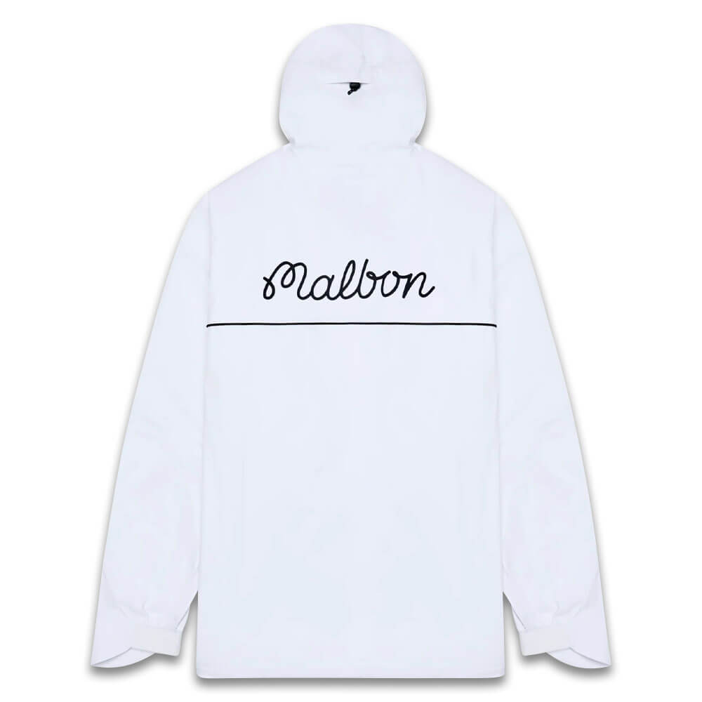 Malbon Cloud Burst Golf Jacket White - 25 Men – Golfio
