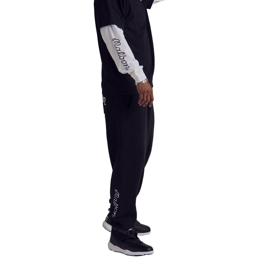 Malbon Clubhouse Golf Sweatpants Black - 25 Men – Golfio
