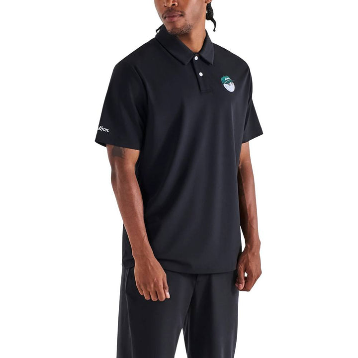 Malbon Fairway Baldwin Golf Polo Black - 25 Men