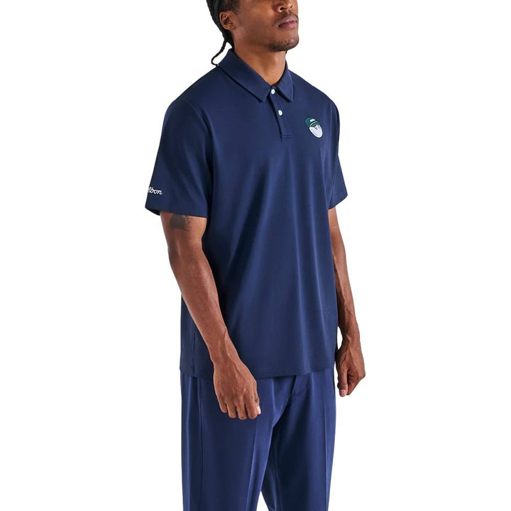 Malbon Fairway Baldwin Golf Polo Navy - 25 Men