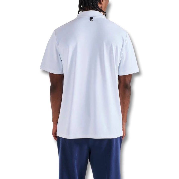 Malbon Fairway Baldwin Golf Polo White - 25 Men