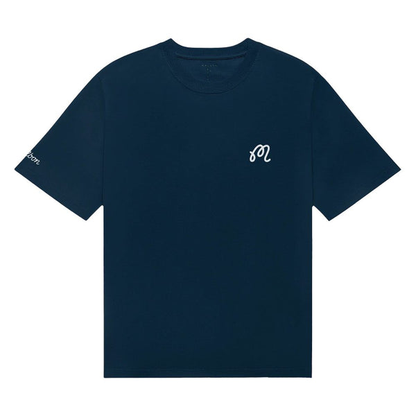 Malbon Bermuda Golf T-Shirt Navy - 25 Men