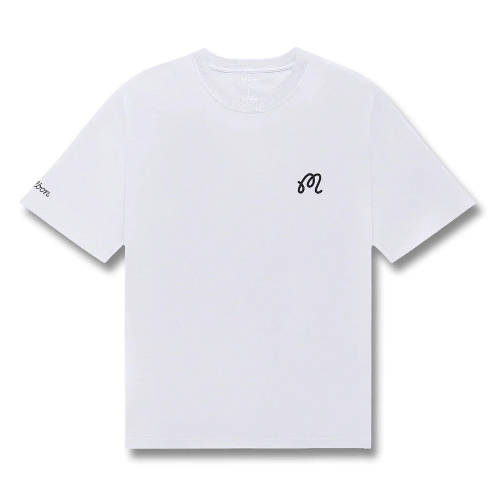 Malbon Bermuda Golf T-Shirt White - 25 Men – Golfio