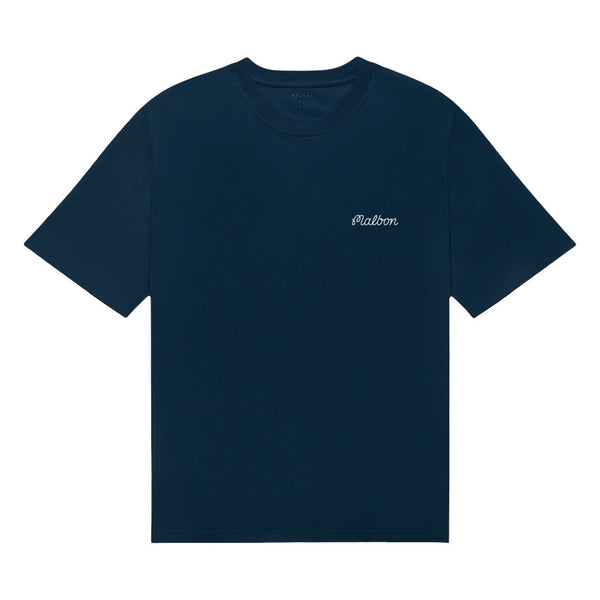 Malbon Bermuda Baldwin Golf T-Shirt Navy - 25 Men