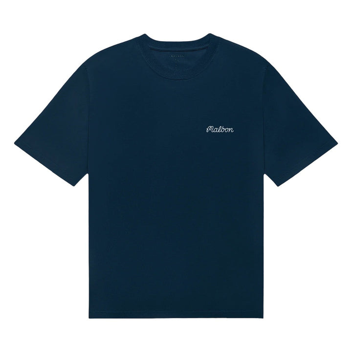 Malbon Bermuda Baldwin Golf T-Shirt Navy - 25 Men