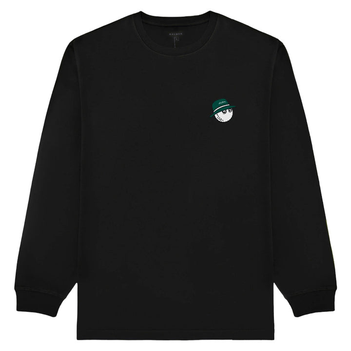Malbon Gorse Cooper Longsleeve Golf T-Shirt Black - 25 Men