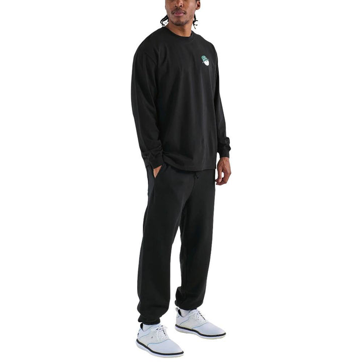 Malbon Gorse Cooper Longsleeve Golf T-Shirt Black - 25 Men