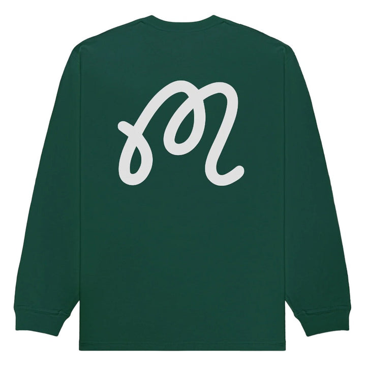 Malbon Gorse Cooper Longsleeve Golf T-Shirt Forest - 25 Men