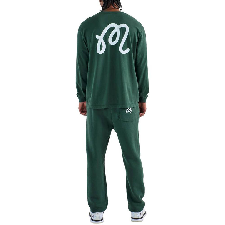 Malbon Gorse Cooper Longsleeve Golf T-Shirt Forest - 25 Men