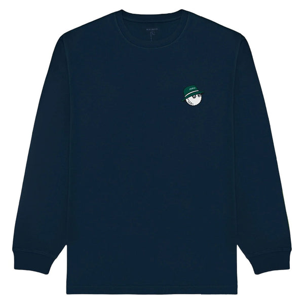 Malbon Gorse Cooper Longsleeve Golf T-Shirt Navy - 25 Men