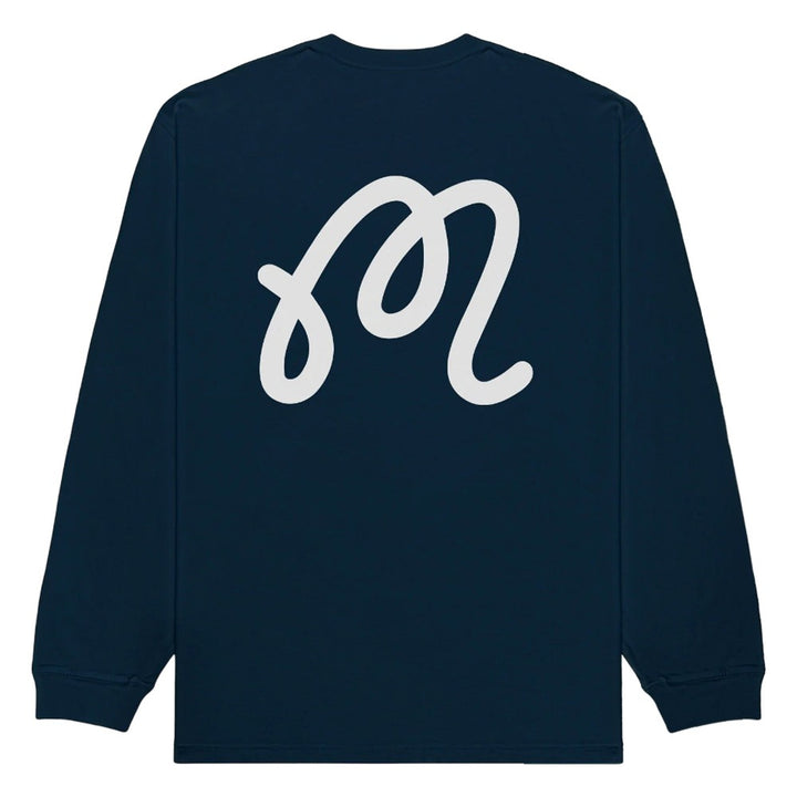 Malbon Gorse Cooper Longsleeve Golf T-Shirt Navy - 25 Men