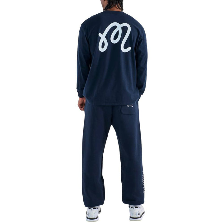 Malbon Gorse Cooper Longsleeve Golf T-Shirt Navy - 25 Men