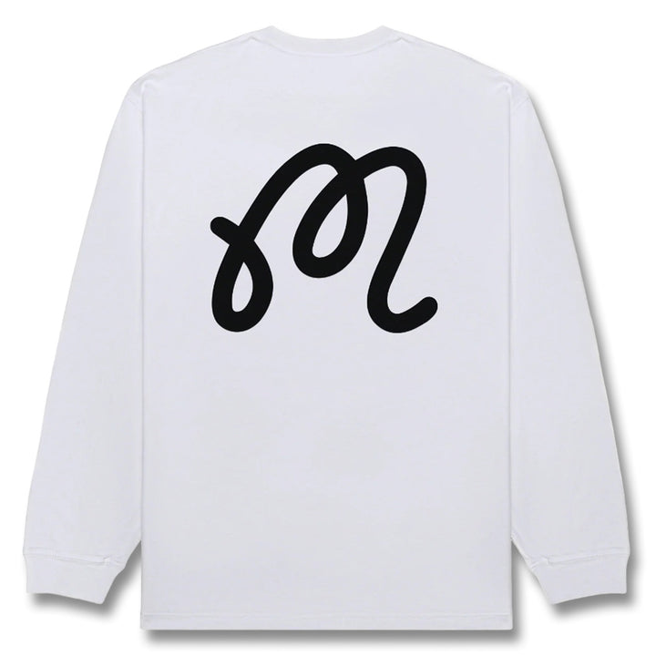 Malbon Gorse Cooper Longsleeve Golf T-Shirt White - 25 Men