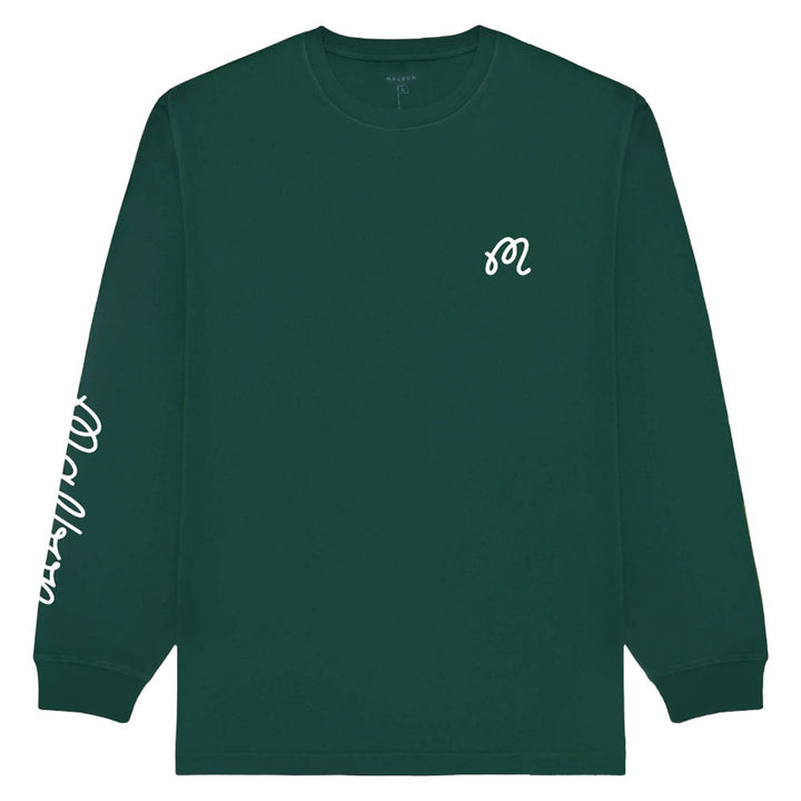 Malbon Gorse Longsleeve Golf T-Shirt Forest - 25 Men