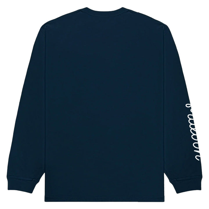 Malbon Gorse Longsleeve Golf T-Shirt Navy - 25 Men