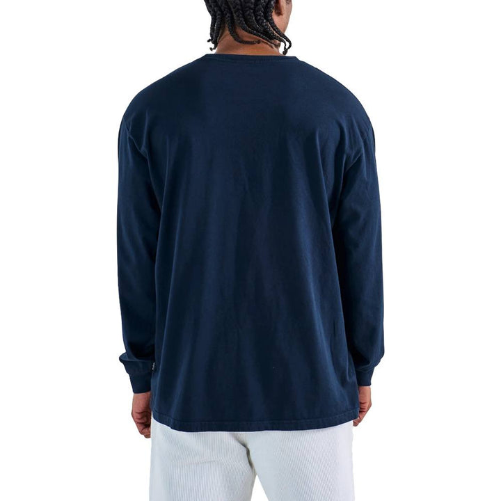 Malbon Gorse Longsleeve Golf T-Shirt Navy - 25 Men