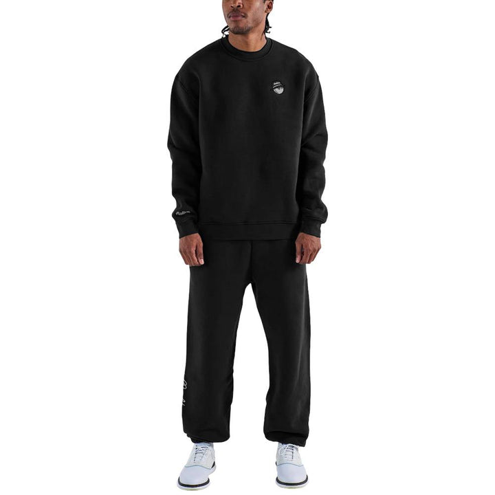 Malbon Range Cooper Golf Sweatshirt Black - 25 Men