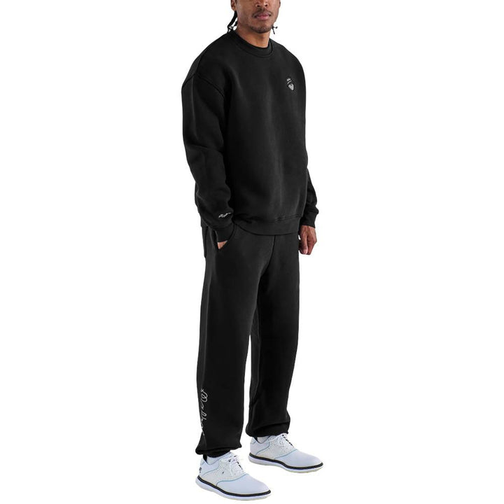 Malbon Range Cooper Golf Sweatshirt Black - 25 Men
