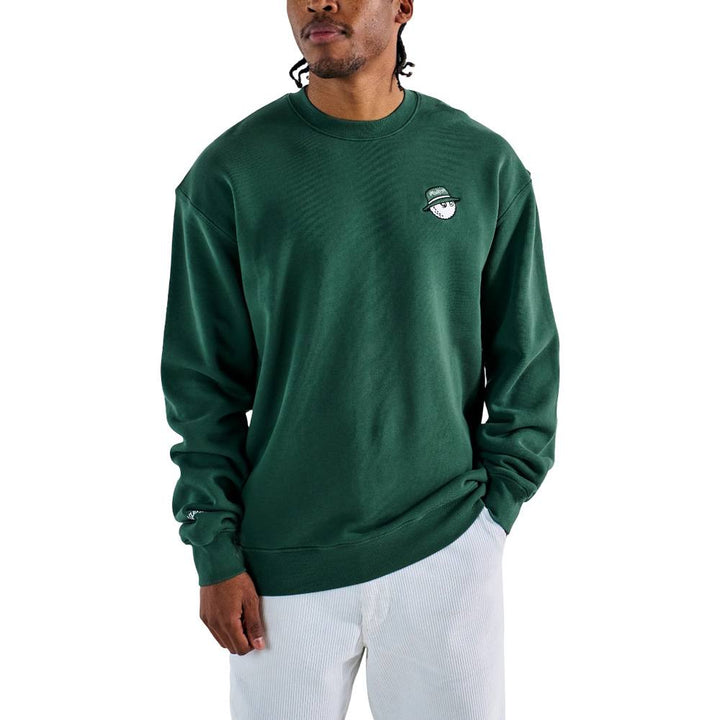 Malbon Range Cooper Golf Sweatshirt Forest - 25 Men
