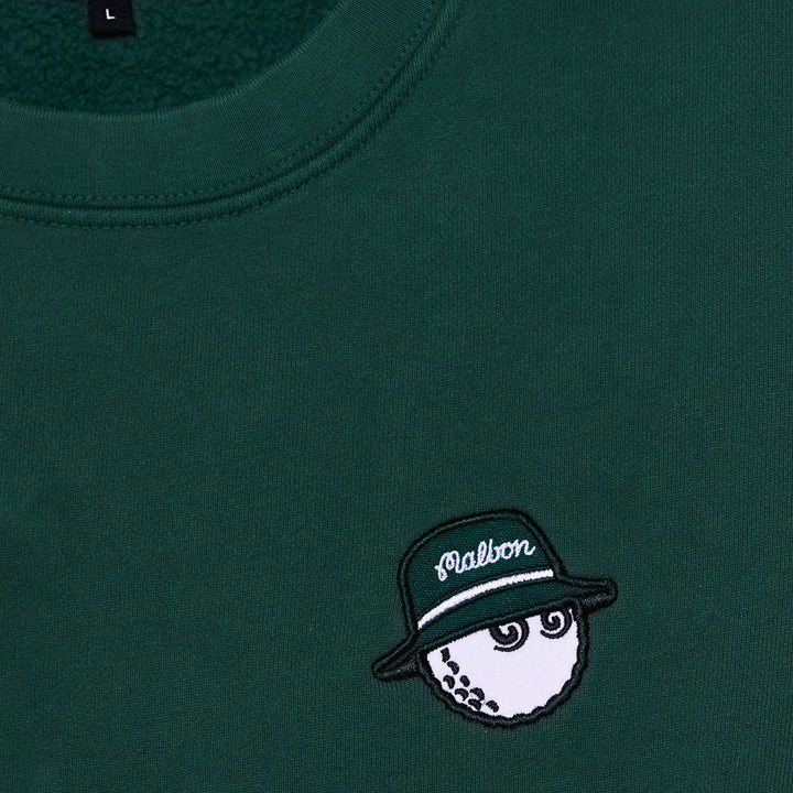 Malbon Range Cooper Golf Sweatshirt Forest - 25 Men