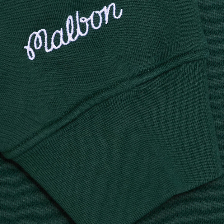 Malbon Range Cooper Golf Sweatshirt Forest - 25 Men