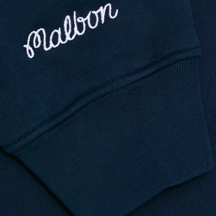 Malbon Range Cooper Golf Sweatshirt Navy - 25 Men