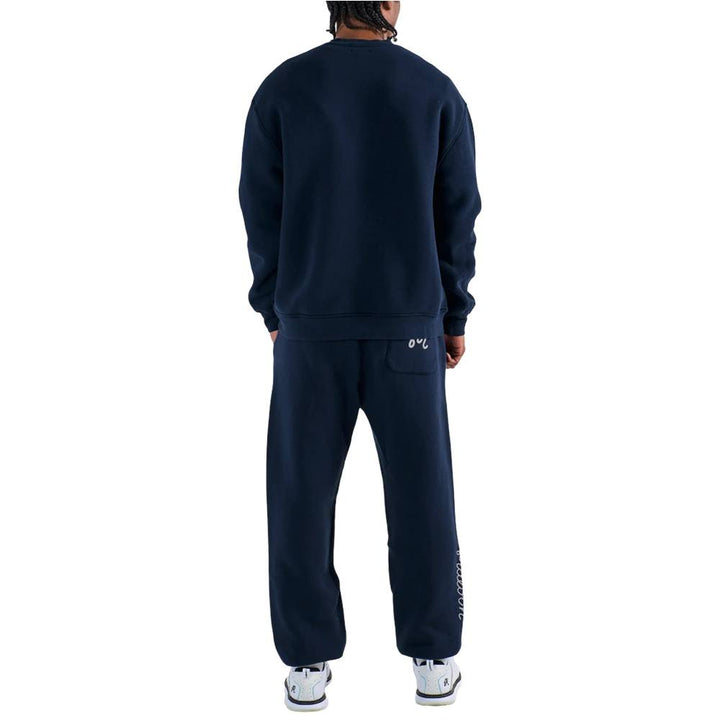 Malbon Range Cooper Golf Sweatshirt Navy - 25 Men