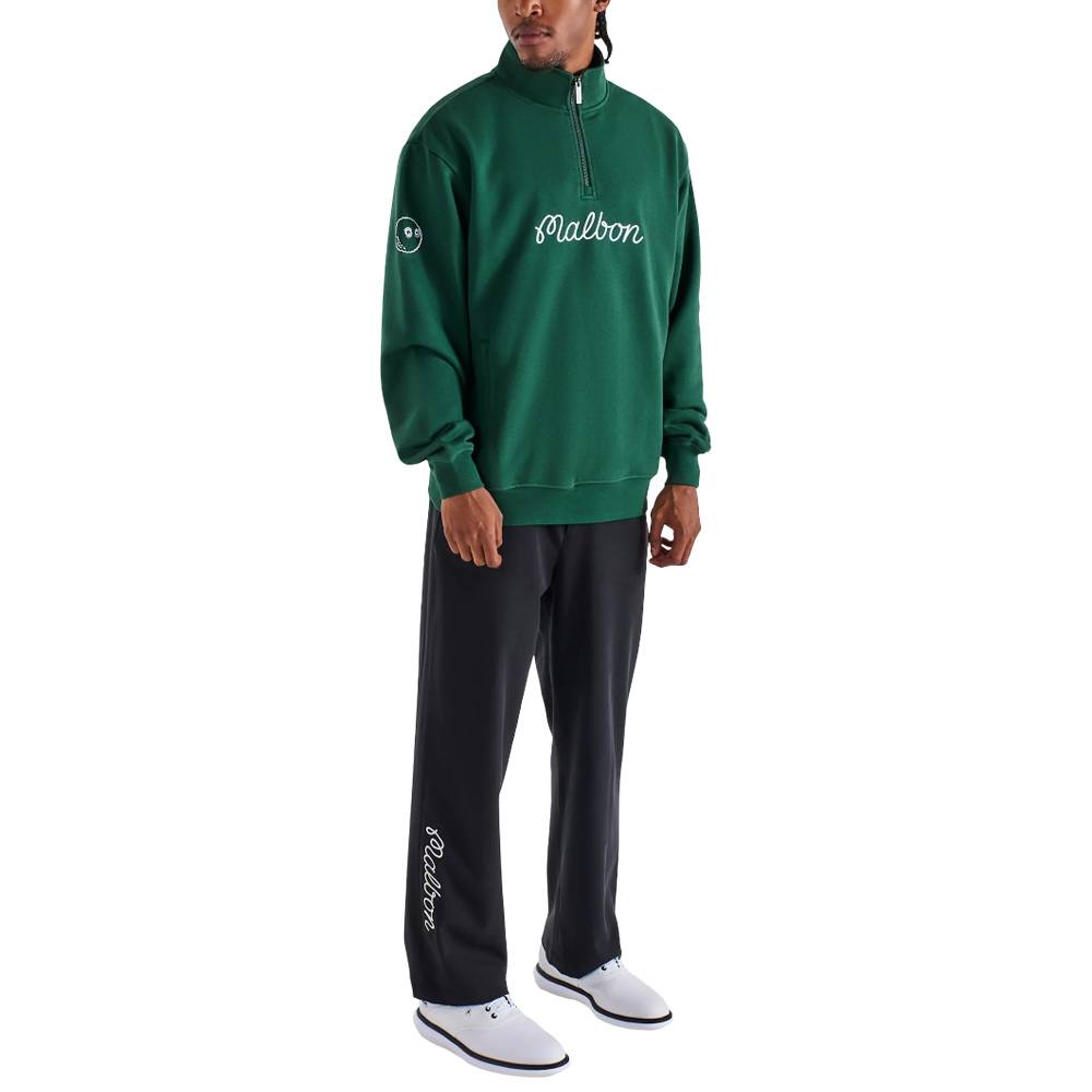 Malbon Collegiate Golf Pullover Forest - 25 Men – Golfio