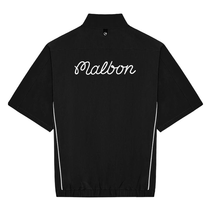 Malbon Links Golf Windshirt Black - 25 Men