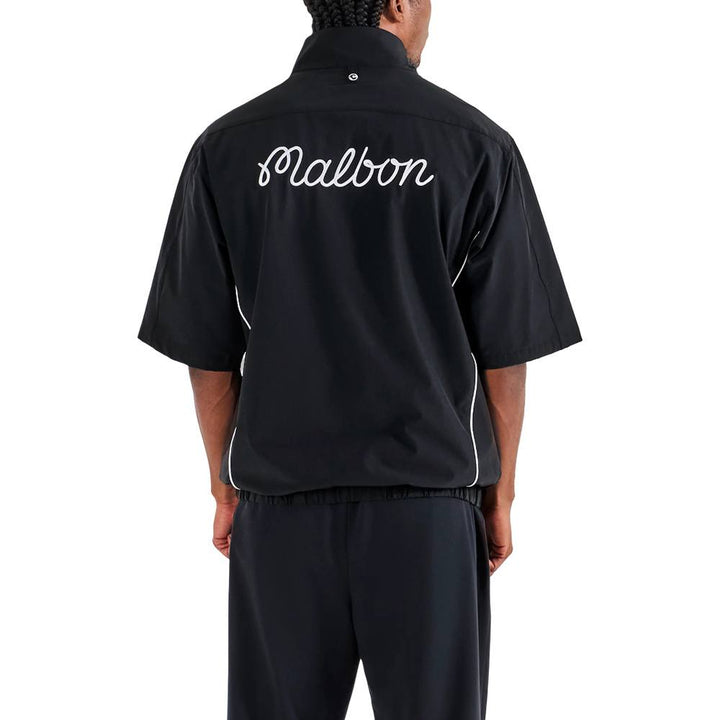 Malbon Links Golf Windshirt Black - 25 Men