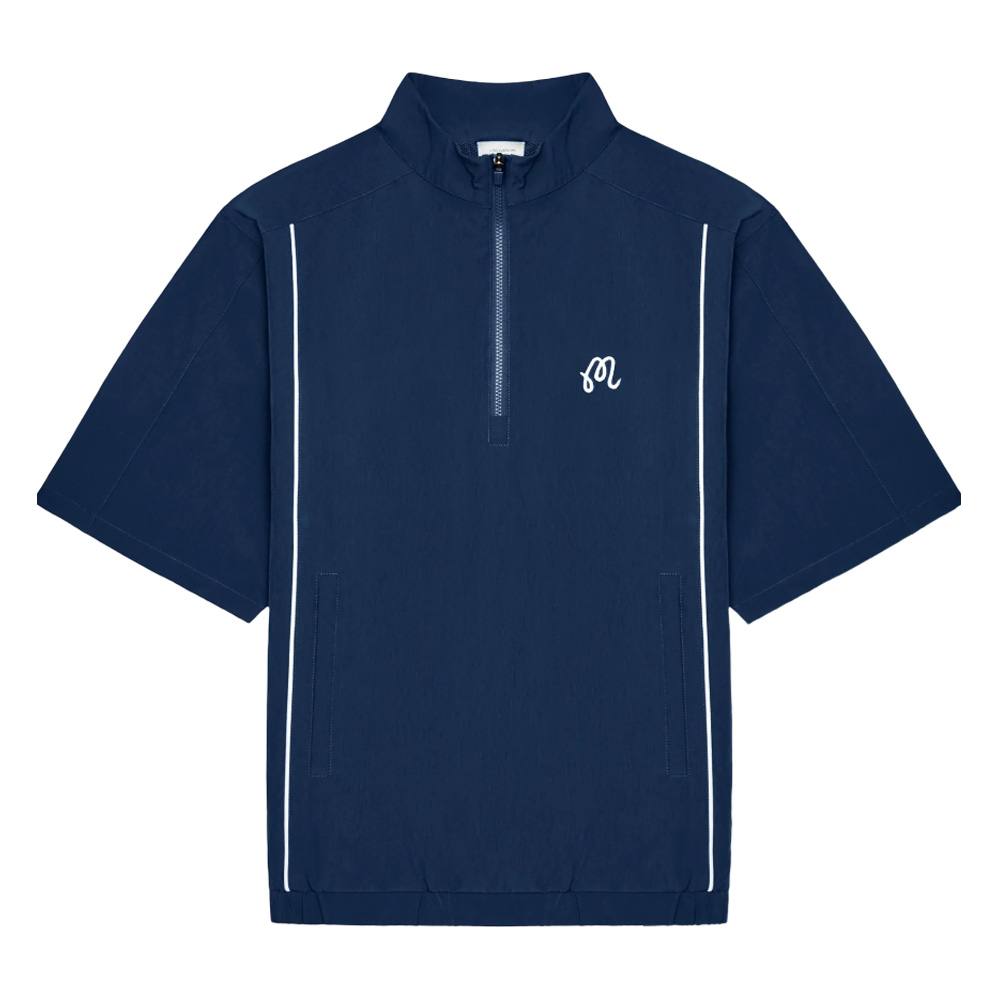 Malbon Links Golf Windshirt Navy - 25 Men – Golfio