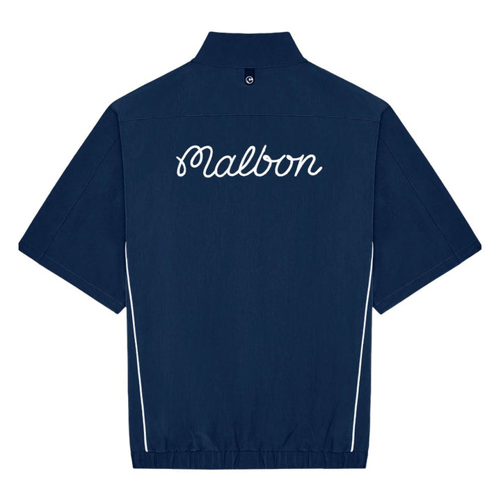 Malbon Links Golf Windshirt Navy - 25 Men