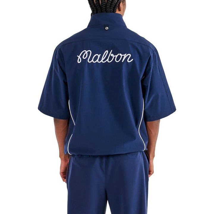 Malbon Links Golf Windshirt Navy - 25 Men