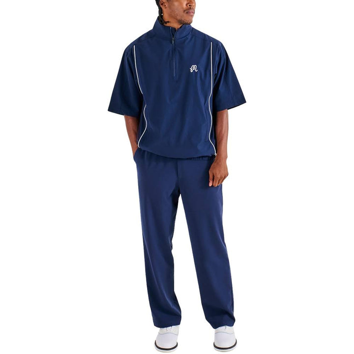 Malbon Links Golf Windshirt Navy - 25 Men