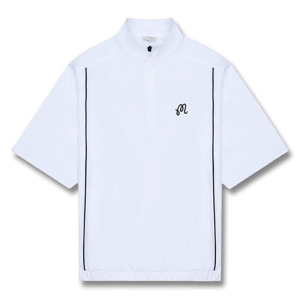 Malbon Links Golf Windshirt White - 25 Men