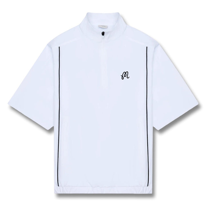 Malbon Links Golf Windshirt White - 25 Men