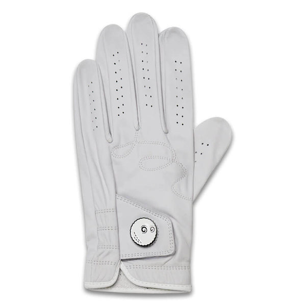 Malbon Buckets Golf Glove White - 25 Men