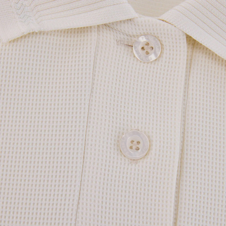 Fairliar Puff Sleeve Collar Golf Polo Cream - SS25 Women