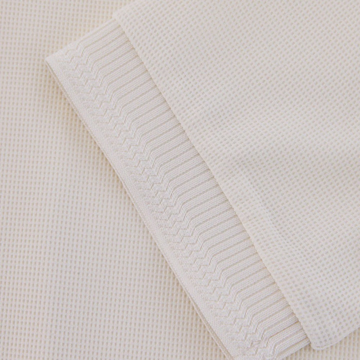 Fairliar Puff Sleeve Collar Golf Polo Cream - SS25 Women