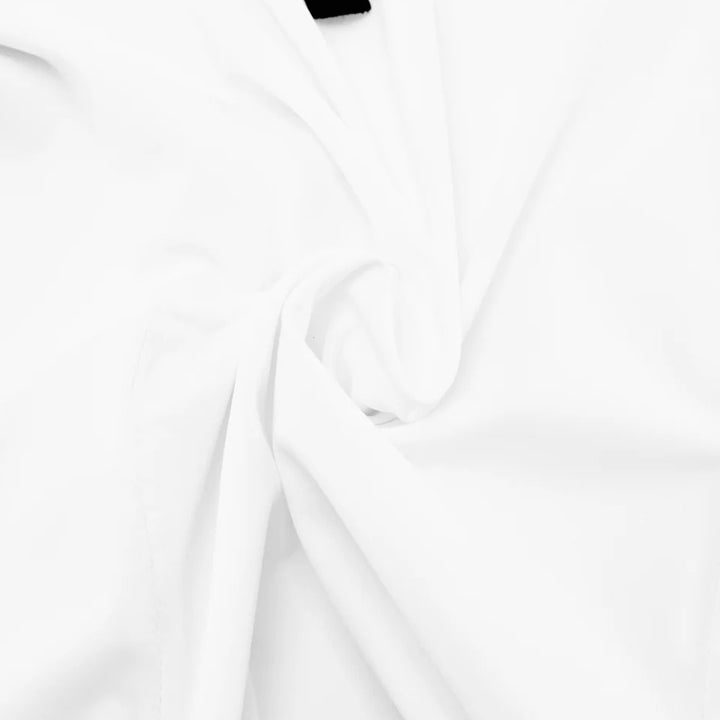 Fairliar Big Collar Ribbon Sleeveless Golf Polo White - SS25 Women