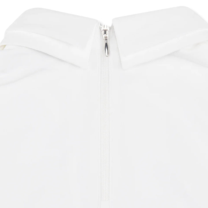 Fairliar Front Shirring Sleeveless Golf Polo White - SS25 Women
