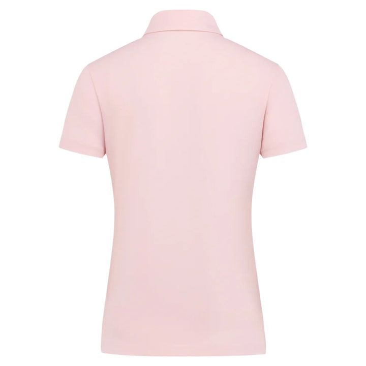 Fairliar Loose Fit Logo Symbol Golf Polo Pink - SS25 Women