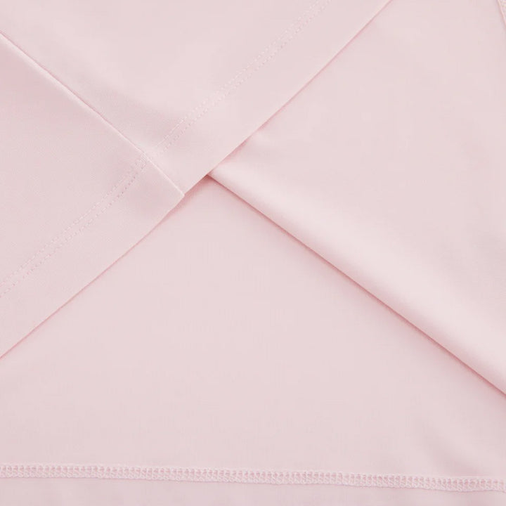 Fairliar Loose Fit Logo Symbol Golf Polo Pink - SS25 Women