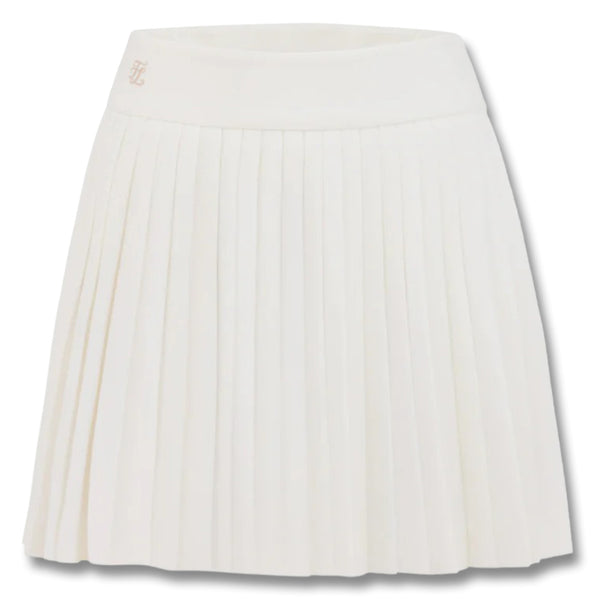 Fairliar Pique Pleated Golf Skirt White - SS25 Women