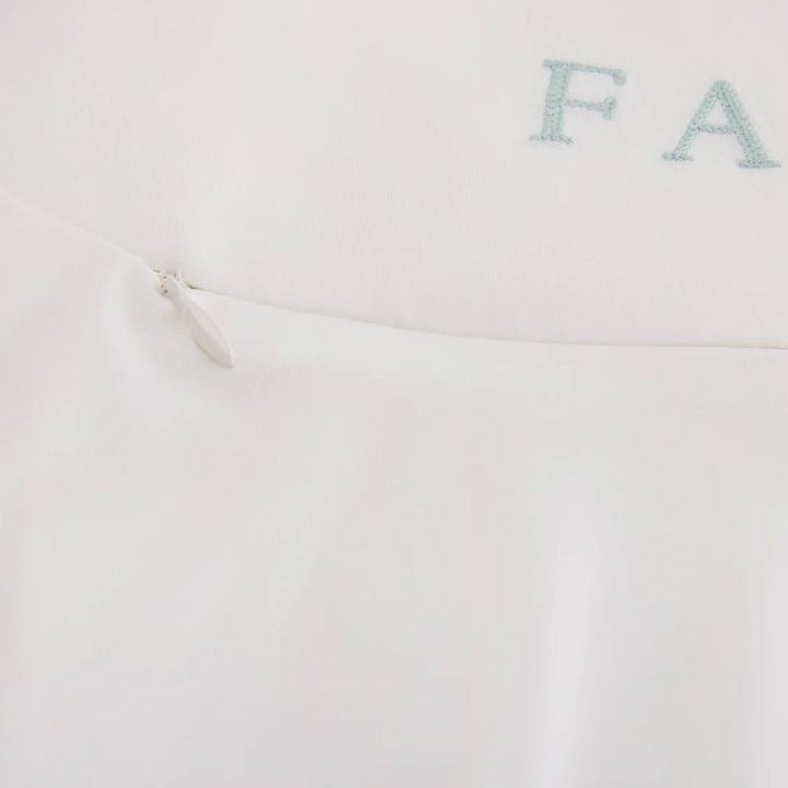 Fairliar High Waist Jersey Flared Golf Skirt White - SS25 Women