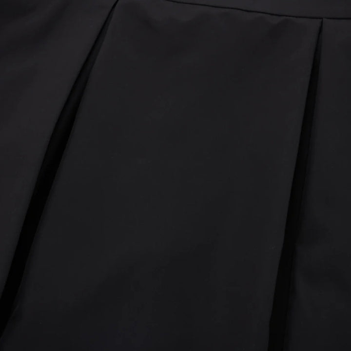 Fairliar Double Layer Flared Golf Skirt Black - SS25 Women