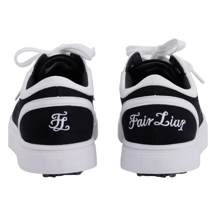 Fairliar Organza Shoe Lace Logo Sneakers Spikeless Golf Shoes Black - SS25 Women