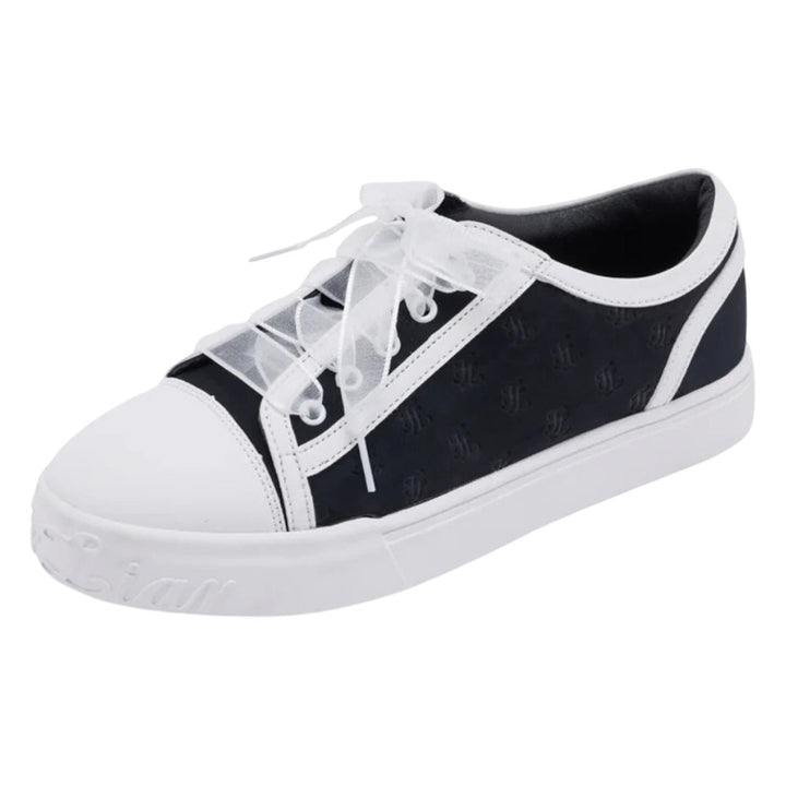 Fairliar Organza Shoe Lace Logo Sneakers Spikeless Golf Shoes Black - SS25 Women