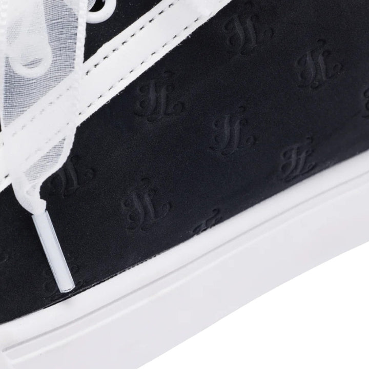 Fairliar Organza Shoe Lace Logo Sneakers Spikeless Golf Shoes Black - SS25 Women