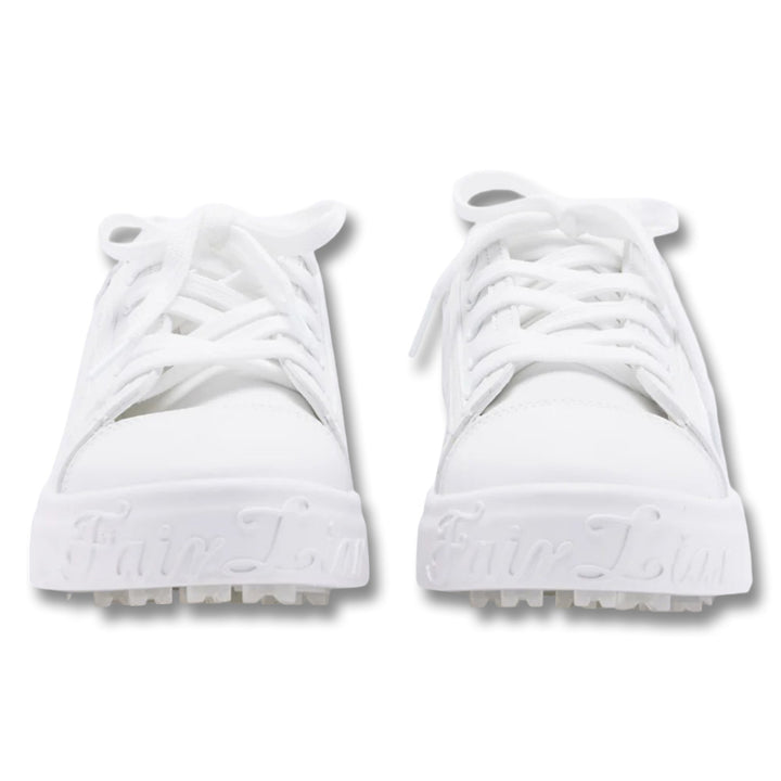 Fairliar Organza Shoe Lace Logo Sneakers Spikeless Golf Shoes White - SS25 Women